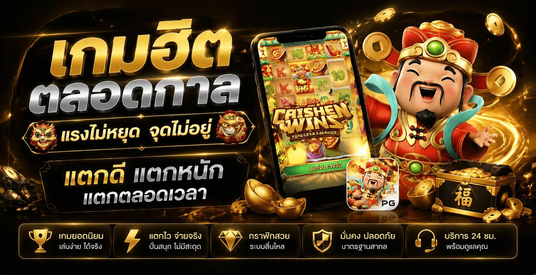 ทดลองเล่นสล็อตฟรี HYBET ไม่ต้องสมัคร ไม่ต้องฝาก